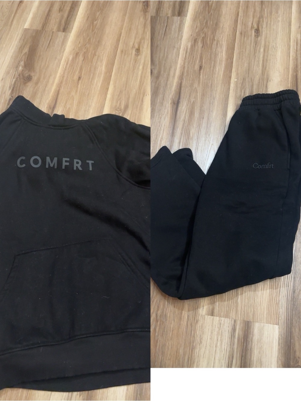 COMFRT Women's Straight Leg Sweatpants - Black